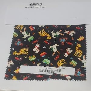 $2 Add-on Fabric Northcott On The Move Sampler